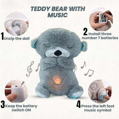 Breathing Teddy Plush Toy 🧸